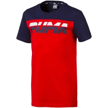 textil Niño Camisetas manga corta Puma 854383 Azul