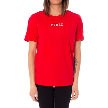 textil Mujer Camisetas manga corta Pyrex 40064 Rojo