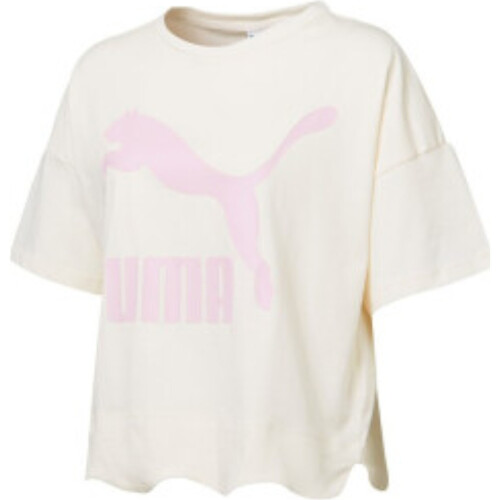 textil Mujer Camisetas manga corta Puma 577386 Blanco