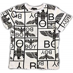 textil Niños Camisetas manga corta Boy London TSBL9121B Blanco