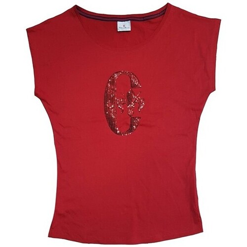 textil Mujer Camisetas manga corta Conte Of Florence CAGNO Rojo