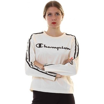 textil Mujer Camisetas manga larga Champion 112488 Blanco
