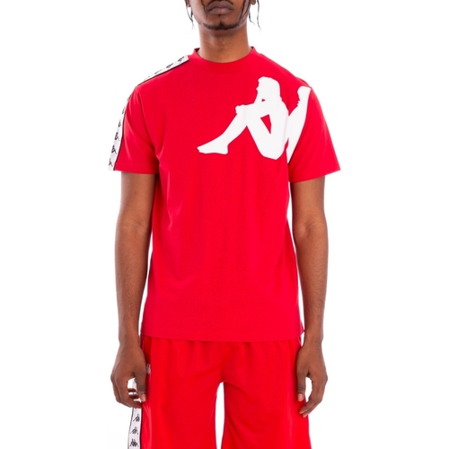 textil Hombre Camisetas manga corta Kappa 304ICL0 Rojo