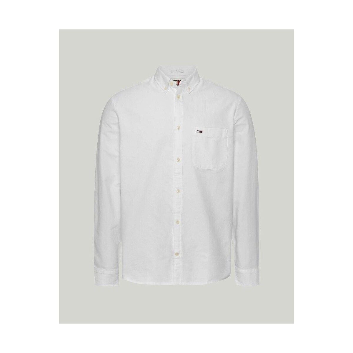 textil Hombre Camisas manga larga Tommy Hilfiger DM0DM18335YBR Blanco