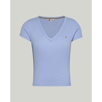 textil Mujer Tops y Camisetas Tommy Hilfiger DW0DW17385C3S Azul