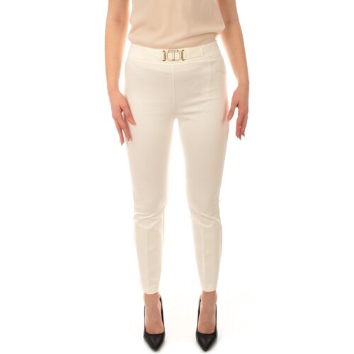 textil Mujer Pantalones con 5 bolsillos Twin Set 241TP2274 Blanco