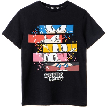 textil Niño Camisetas manga larga Sonic The Hedgehog NS7393 Negro