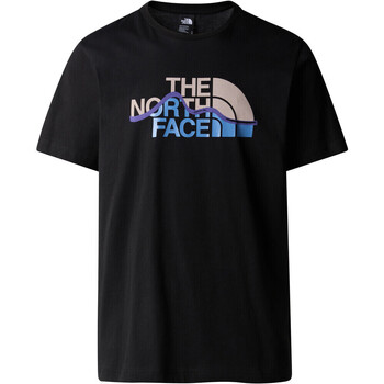 textil Hombre Camisas manga corta The North Face M S/S MOUNTAIN LINE TEE Negro