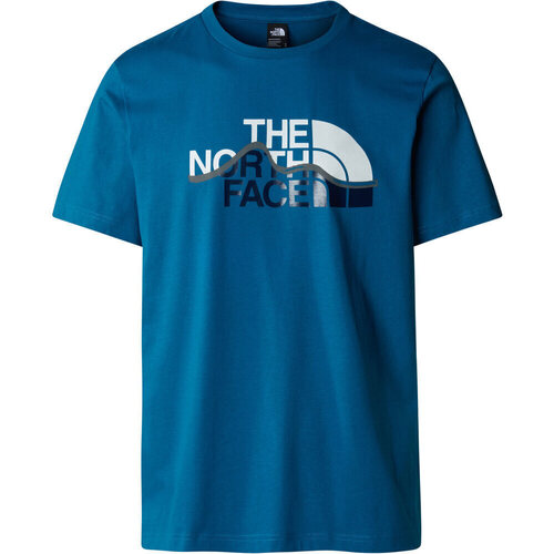 textil Hombre Camisas manga corta The North Face M S/S MOUNTAIN LINE TEE Azul