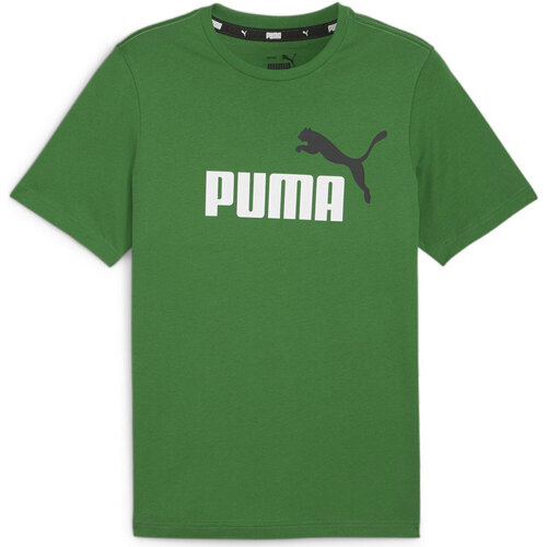 textil Hombre Polos manga corta Puma ESS+ 2 Col Logo Tee Verde
