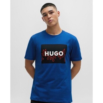 textil Hombre Camisetas manga corta BOSS 50506989 DULIVE U241 Azul