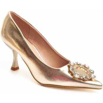 Zapatos Mujer Zapatos de tacón Leindia 87275 Oro