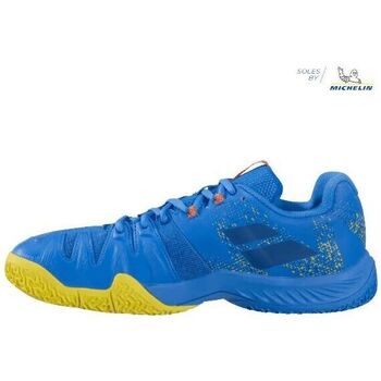 Babolat Zapatos de tenis Movea Hombre French Blue/Vibrant Yellow Azul