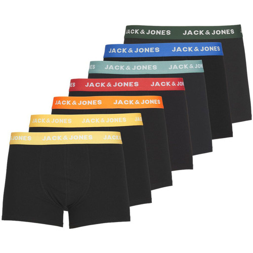 Ropa interior Hombre Boxer Jack & Jones 7-Pack Boxers Weekmix Vito Negro