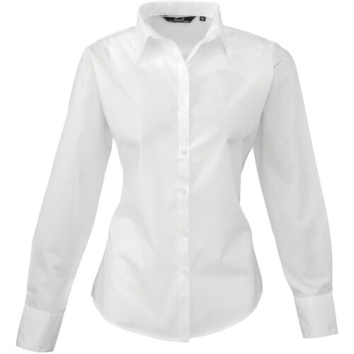 textil Mujer Camisas Premier PR300 Blanco