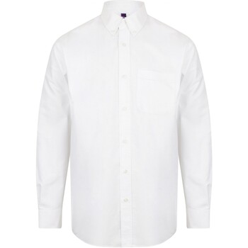 textil Hombre Camisas manga larga Henbury H510 Blanco
