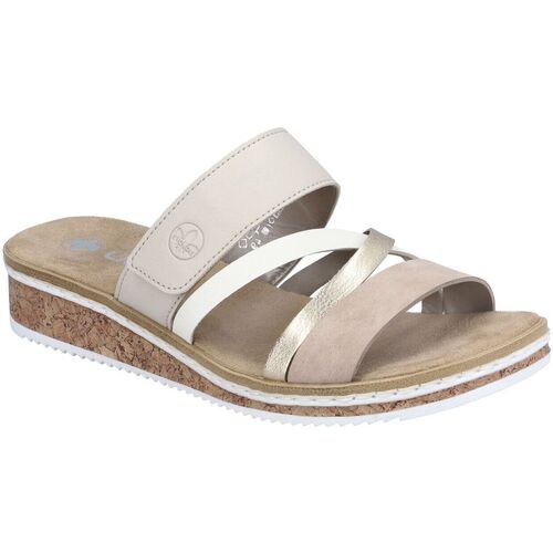 Zapatos Mujer Zuecos (Mules) Rieker V3652 Beige