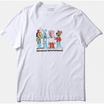 textil Hombre Camisetas manga corta Edmmond Studios Edmmond Buddies Tee White Blanco