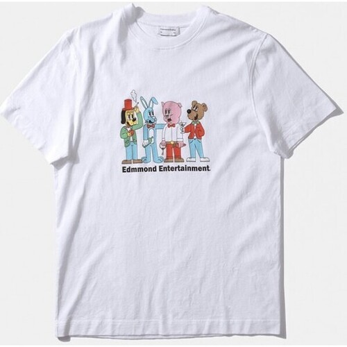 textil Hombre Camisetas manga corta Edmmond Studios Edmmond Buddies Tee White Blanco