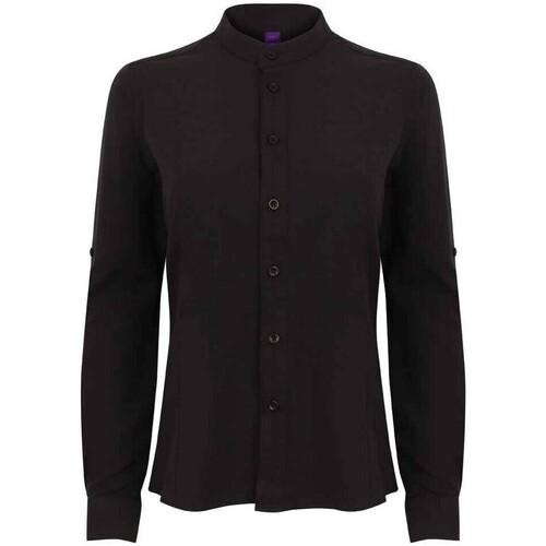 textil Mujer Camisas Henbury H593 Negro