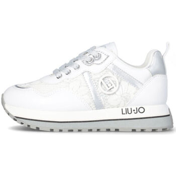 Zapatos Niña Deportivas Moda Liu Jo Zapatillas con plataforma y encaje Blanco