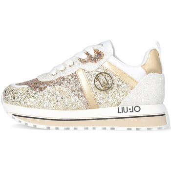 Zapatos Niña Deportivas Moda Liu Jo Zapatillas con plataforma y brillos Oro