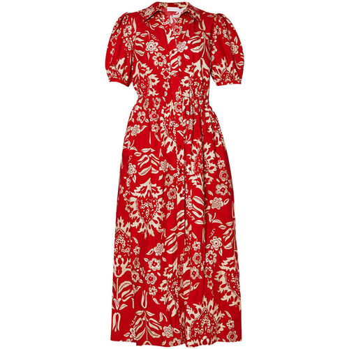 textil Mujer Vestidos Liu Jo Vestido camisero estampado Rojo