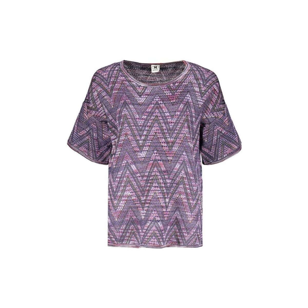 textil Mujer Camisetas manga corta Missoni - ds22sl0ubk029c Violeta
