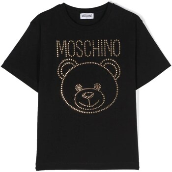 textil Niña Camisetas manga corta Moschino HBM060LBA10 Negro