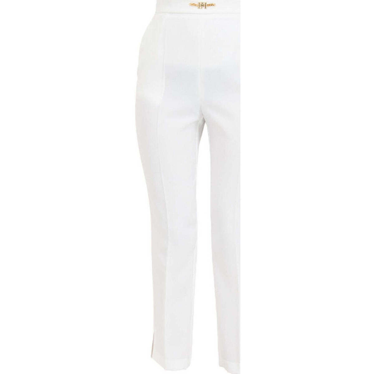 textil Mujer Pantalones Elisabetta Franchi  Blanco