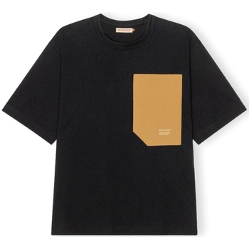 textil Hombre Tops y Camisetas Revolution T-Shirt Oversize 1361 - Black Amarillo