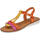 Zapatos Mujer Sandalias L&R Shoes LR2282 Naranja