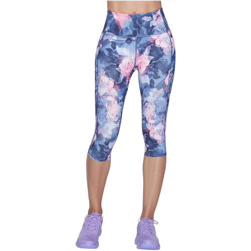textil Mujer Leggings Skechers Go Walk High Waisted Summer Rose Capri Leggins Multicolor