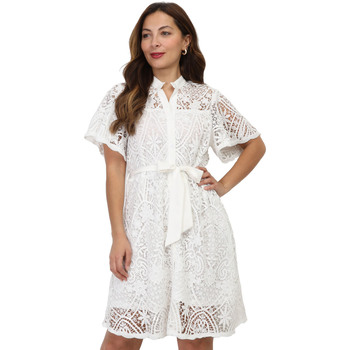 textil Mujer Vestidos La Modeuse 69825_P162449 Blanco