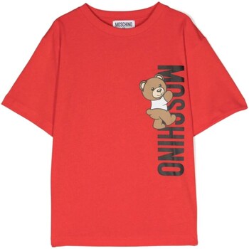 textil Niño Camisetas manga larga Moschino HVM03RLAA02 Rojo
