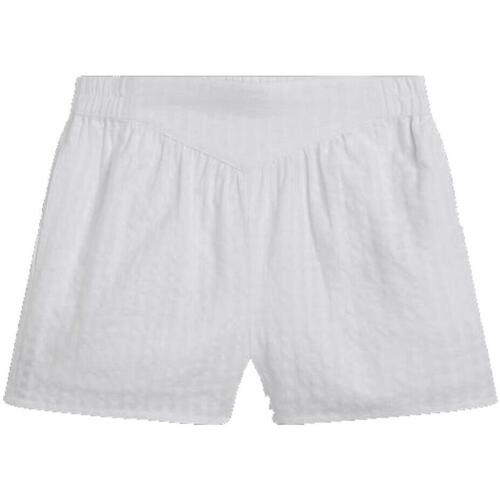 textil Niña Shorts / Bermudas Tommy Hilfiger KG0KG07916 YBR Blanco