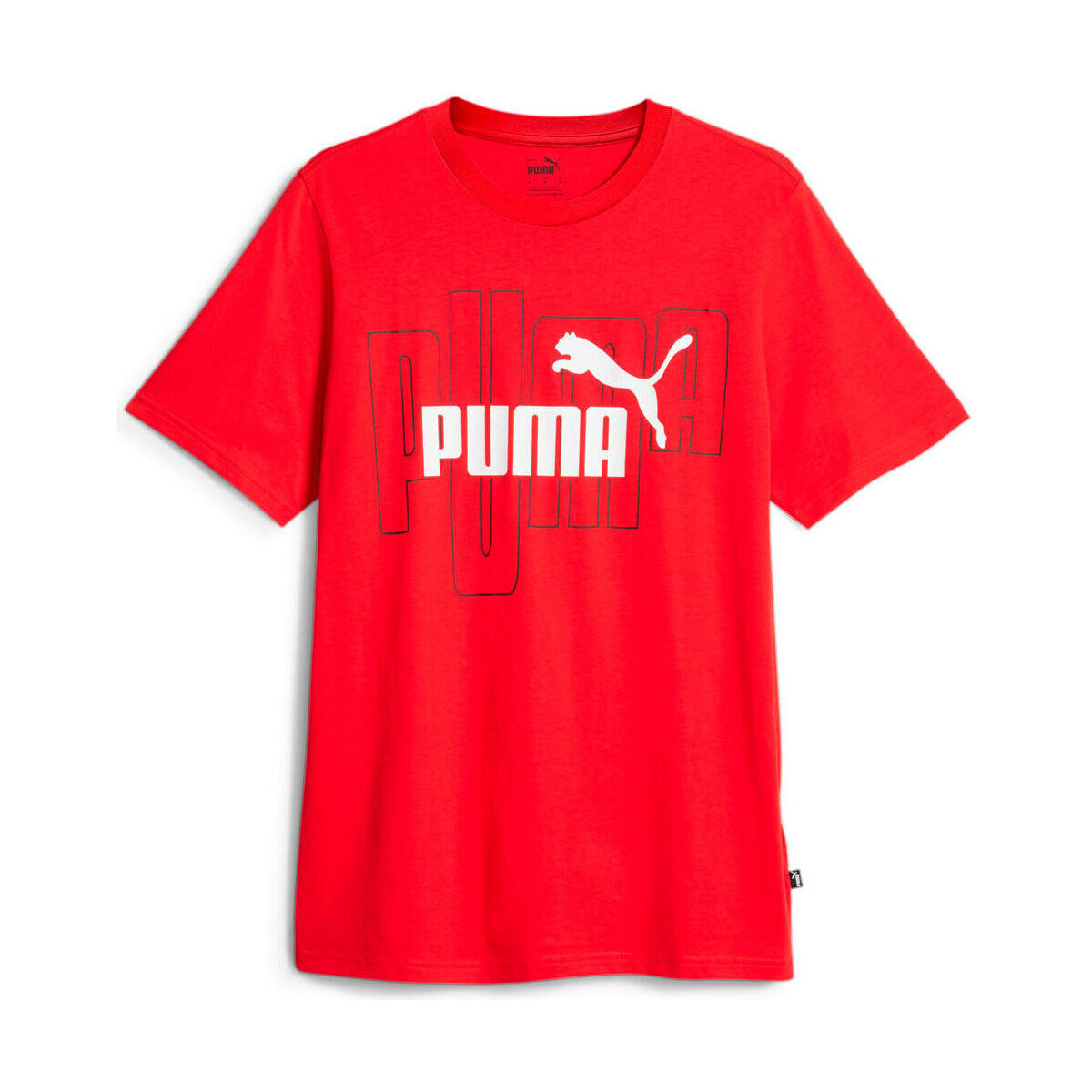 textil Hombre Polos manga corta Puma GRAPHICS No. 1 Logo Rojo