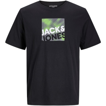 textil Hombre Camisetas manga corta Jack & Jones 12246992 JCOLOGAN AW23 TEE SS CREW NECK BLACK Negro