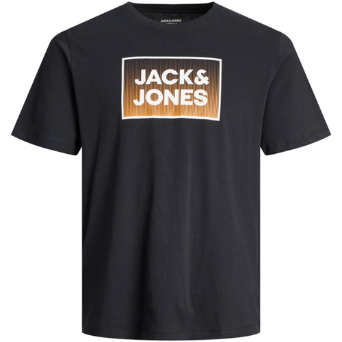 textil Niño Camisetas manga corta Jack & Jones 12249633 JJSTEEL TEE SS JNR DARK NAVY Azul
