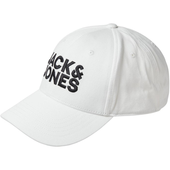 Accesorios textil Hombre Gorra Jack & Jones 12254296 JACGALL BASEBALL CAP NOOS WHITE Blanco