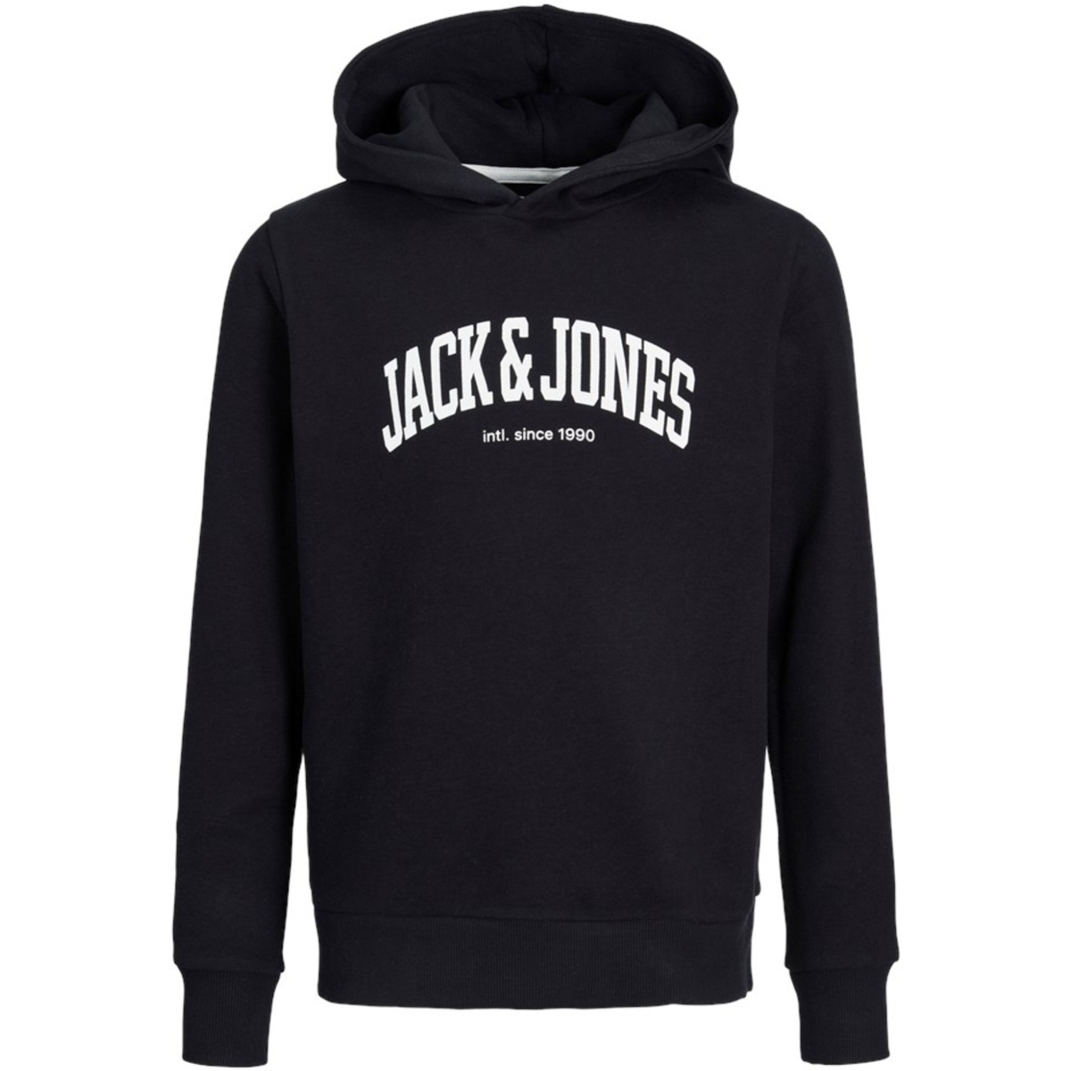 textil Niño Sudaderas Jack & Jones 12237401 JJEJOSH SWEAT HOOD SN JNR BLACK Negro