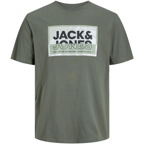 textil Niño Camisetas manga corta Jack & Jones 12257420 JCOLOGAN TEE SS CREW NECK SS24 MNI AGAVE GREEN Verde
