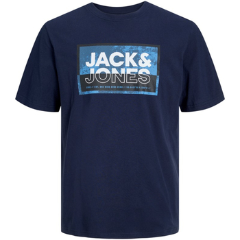 textil Niño Camisetas manga corta Jack & Jones 12257420 JCOLOGAN TEE SS CREW NECK SS24 MNI NAVY BLAZER Azul