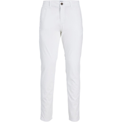 textil Hombre Pantalones Jack & Jones 12150148 JPSTMARCO JJBOWIE NOOS WHITE Blanco