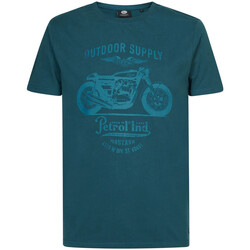 textil Hombre Camisetas manga corta Petrol Industries  Azul