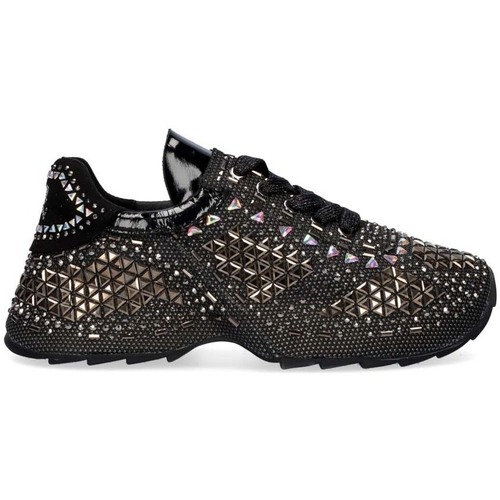 Zapatos Mujer Sandalias Exé Shoes SNEAKER EXÉ BRILLANTES 2988-18 BLACK NEGRO