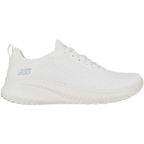 Zapatos Mujer Derbie & Richelieu Skechers 117209 BOBS SPORT SQUAD CHAOS - FACE OFF Blanco