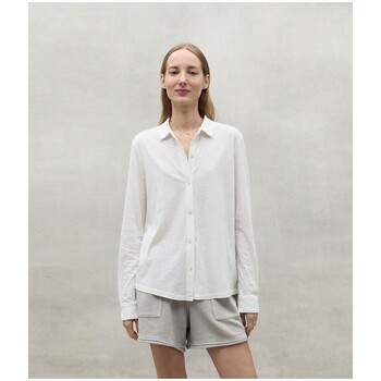 textil Hombre Camisas manga larga Ecoalf Vaasa Shirt Off White Blanco