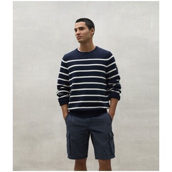 Ecoalf Limo Sweater Navy Off White Multicolor