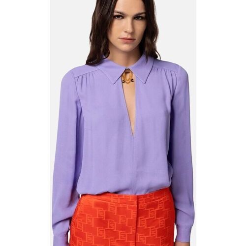 textil Mujer Camisas Elisabetta Franchi CA01441E2-AS6 Violeta